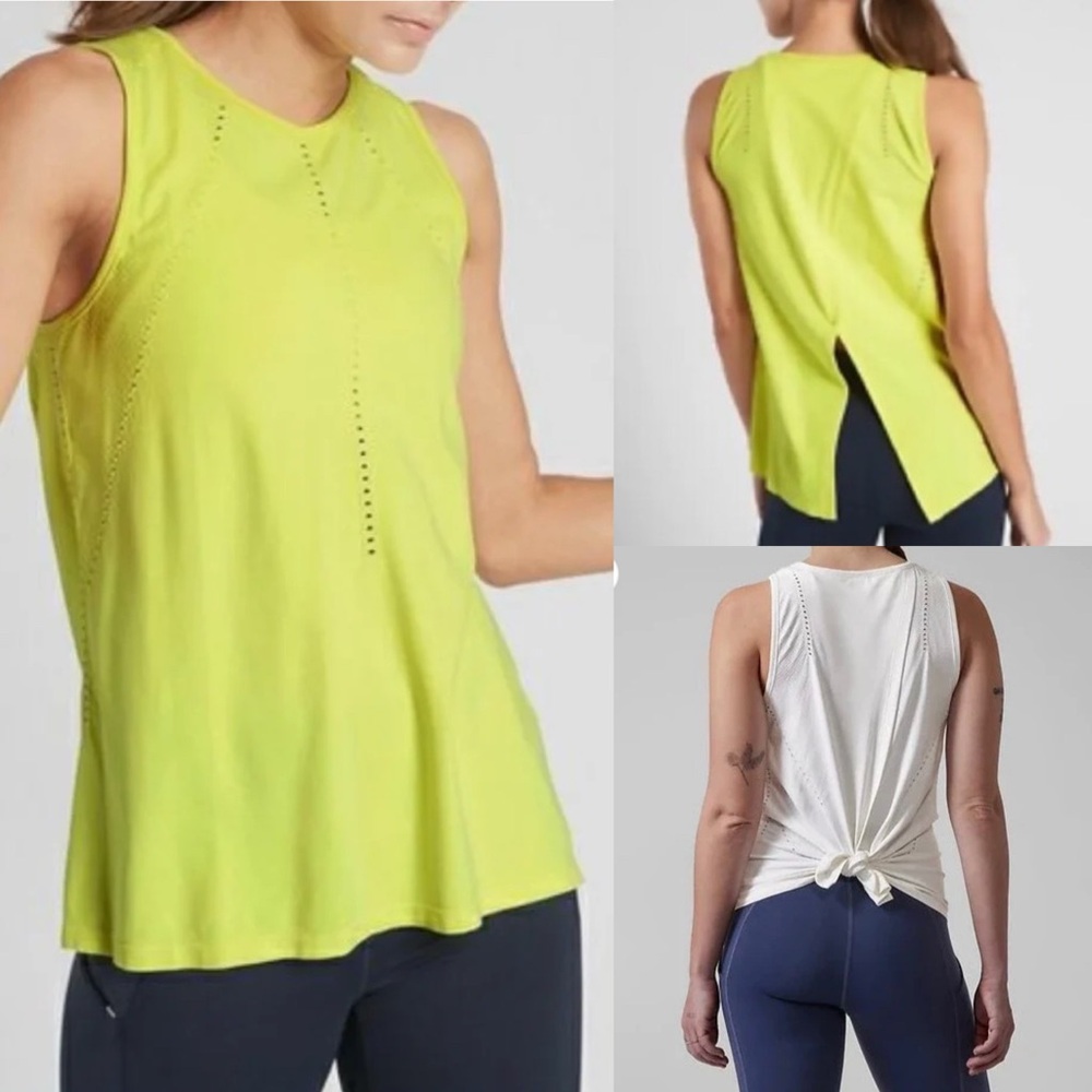 Athleta Foothill Seamless Split Open Back Tank in… - image 1